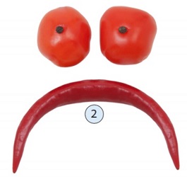 faccia depressa con pomodori e peperoncino