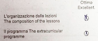 cultura italiana bologna students feedback
