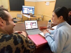 cultura italiana bologna students in classroom